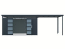 StarLine Metall Gerätehaus Modell Solidum 19,60 m²