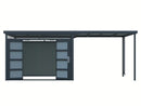 StarLine Metall Gerätehaus Modell Solidum 17,22 m²