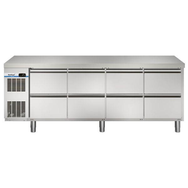 NordCap COOL-LINE Kühltisch (4 Abteile) KT-CL 2149 8Z
