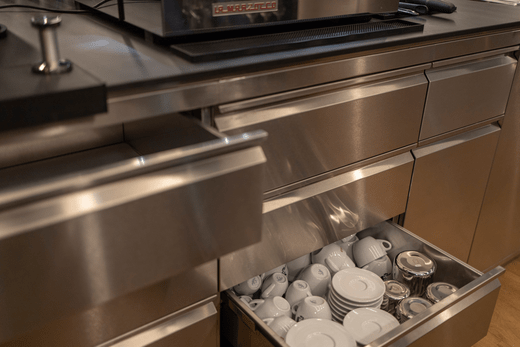 Congélateur de table Rieber 3x1/1 FT - enfichable gaz chaud gauche 