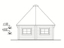Fjordholz Grillhaus Modell Emil 9 m²