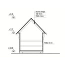 Fjordholz Sauna Kota Model Juna 3.8 m²