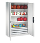 C+P Sportgeräteschrank Sport, 1950x1200x500mm, 7035/5010