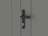 StarLine Metall Gerätehaus Modell Style 4,45 m² Spar-Set 2 Alu Grau
