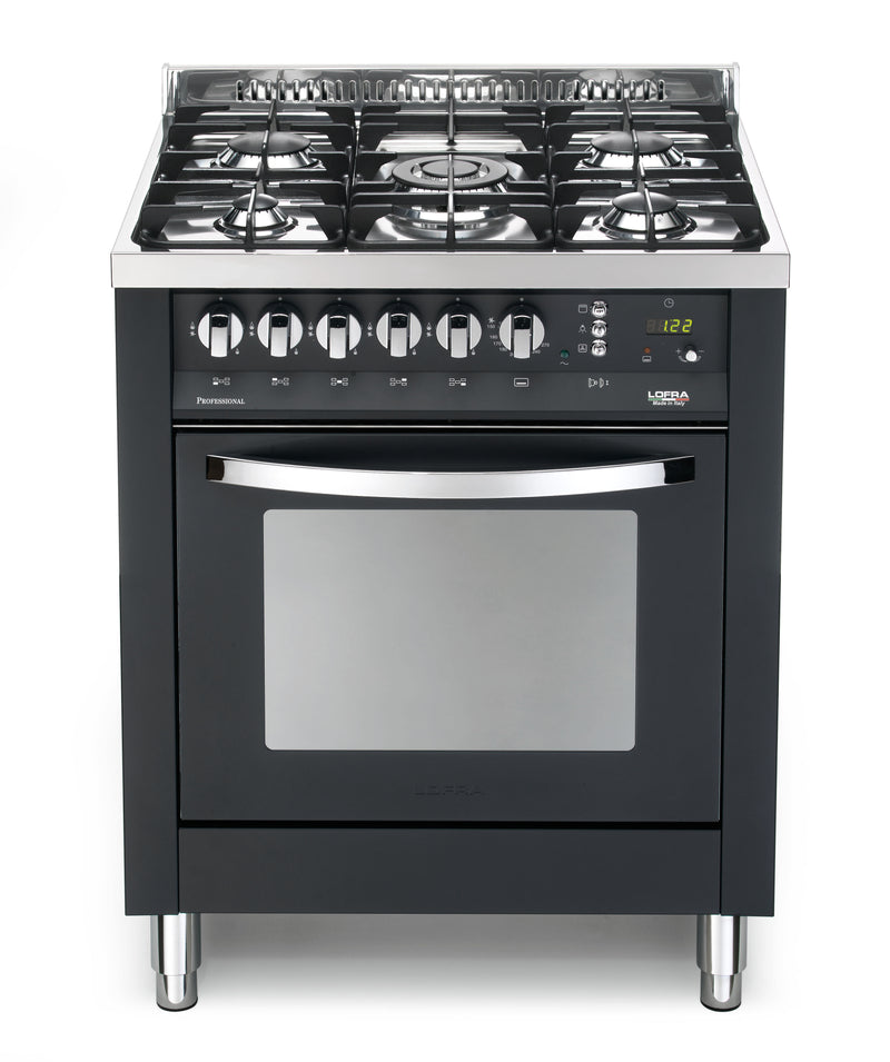LOFRA - RAINBOW - GAS SINGLE OVEN 70 cm - PNM76 GVT/CI - Black 
