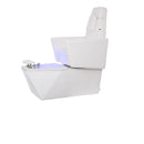 Soleni SPA Electric Foot Care Chair with Whirlpool, LED Lighting, Height Adjustable, Armrests, GENTLE
