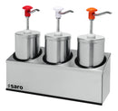 SARO Sauce Dispenser Model PD-006 3 x 2.25 ltr