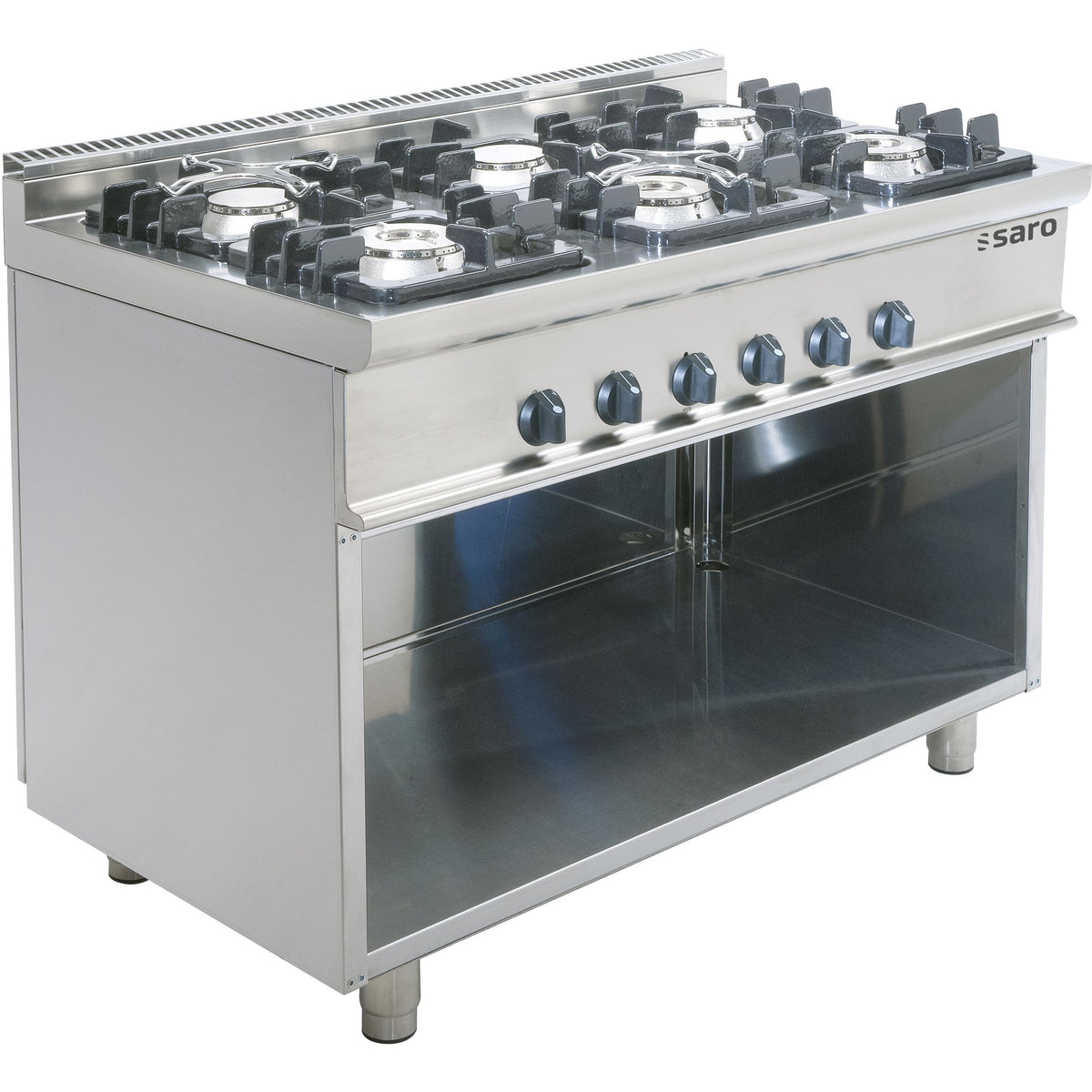 Cucina a gas SARO con base aperta modello E7/KUPG6BA
