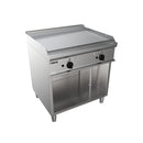 SARO gas griddle plate, open base, E7/KTG2BAR