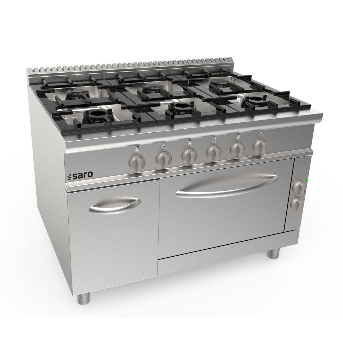 SARO Gasherd+Elektroofen, 6 Brenner, Modell LQ/CUG6NE