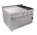 SARO Hotplate Cooker + Gas Oven, 2 Burners + Door, LQ/TPG6LO