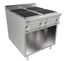 SARO electric cooker, open. Built-in, 4 burners, LQ/CQE4BA