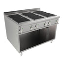 SARO electric cooker, open, built-in, 6 burners, LQ/CQE6BA