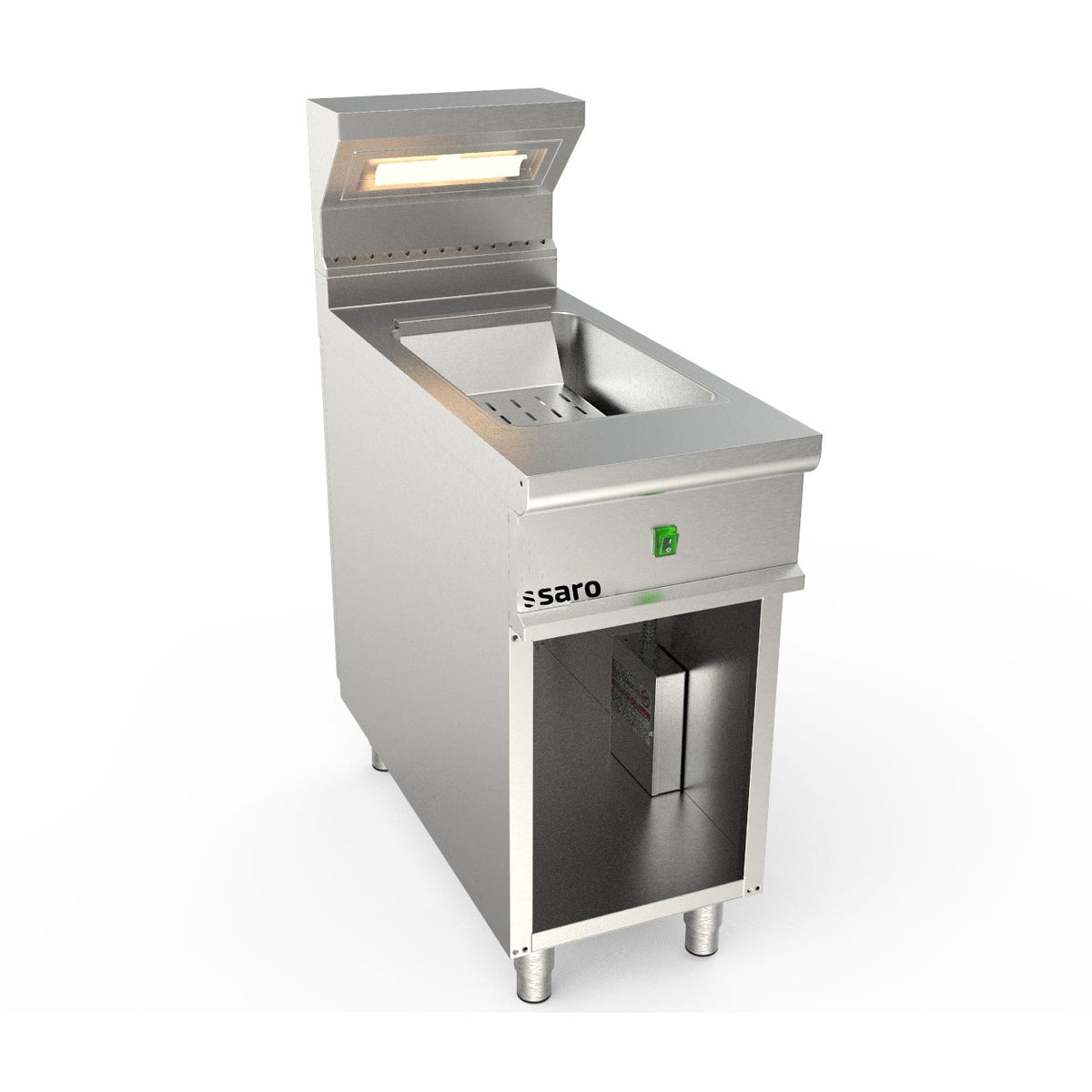 SARO Pommeswärmer, offener Unterbau Modell LQ/SPE40BA