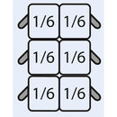 SARO Cesto per pasta 6 x 1/6