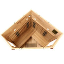 Tronitechnik Dewello Infrarotkabine TORONTO 152x152 für 2-4 Personen