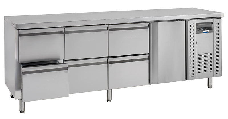 NordCap COOL-LINE Kühltisch KTM 4 - 1T 6Z GN 1/1