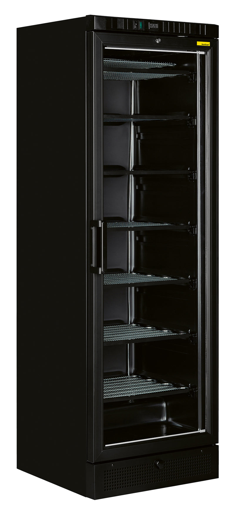 NordCap glass door freezer TK 385 G BLACK