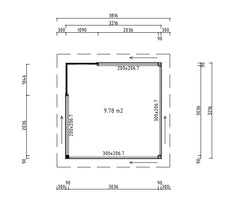 Fjordholz Glaspavillon Modell Alu 44 E – Vorschau 2