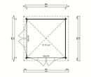 Fjordholz Gartenlounge Modell Kiano 44 G