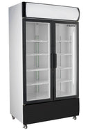 SARO refrigerator, 2 glass doors, advertising panel, GTK 580