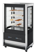 NordCap panoramic refrigerated display case CRISTAL TOWER 930 LH RV TN BLACK
