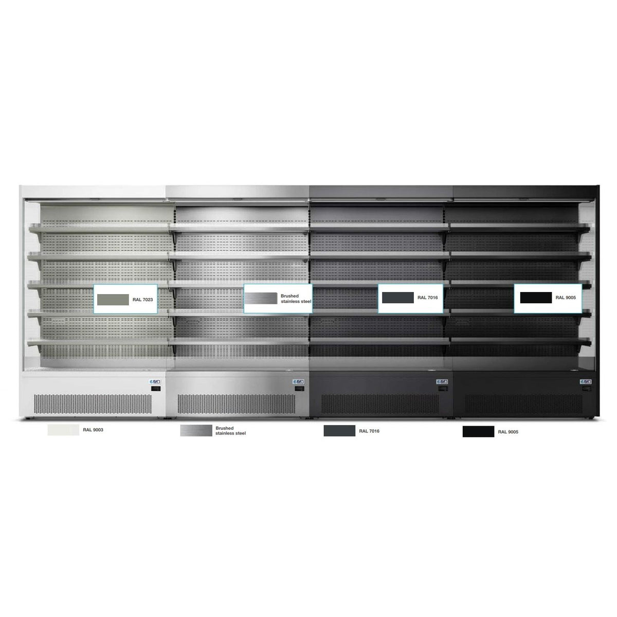 NordCap Wandkühlregal GALAXY TN 1250 GD