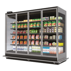 NordCap wall-mounted refrigerated display cabinet ANGEL 950-206 H1 2500 with doors – Vorschau 1