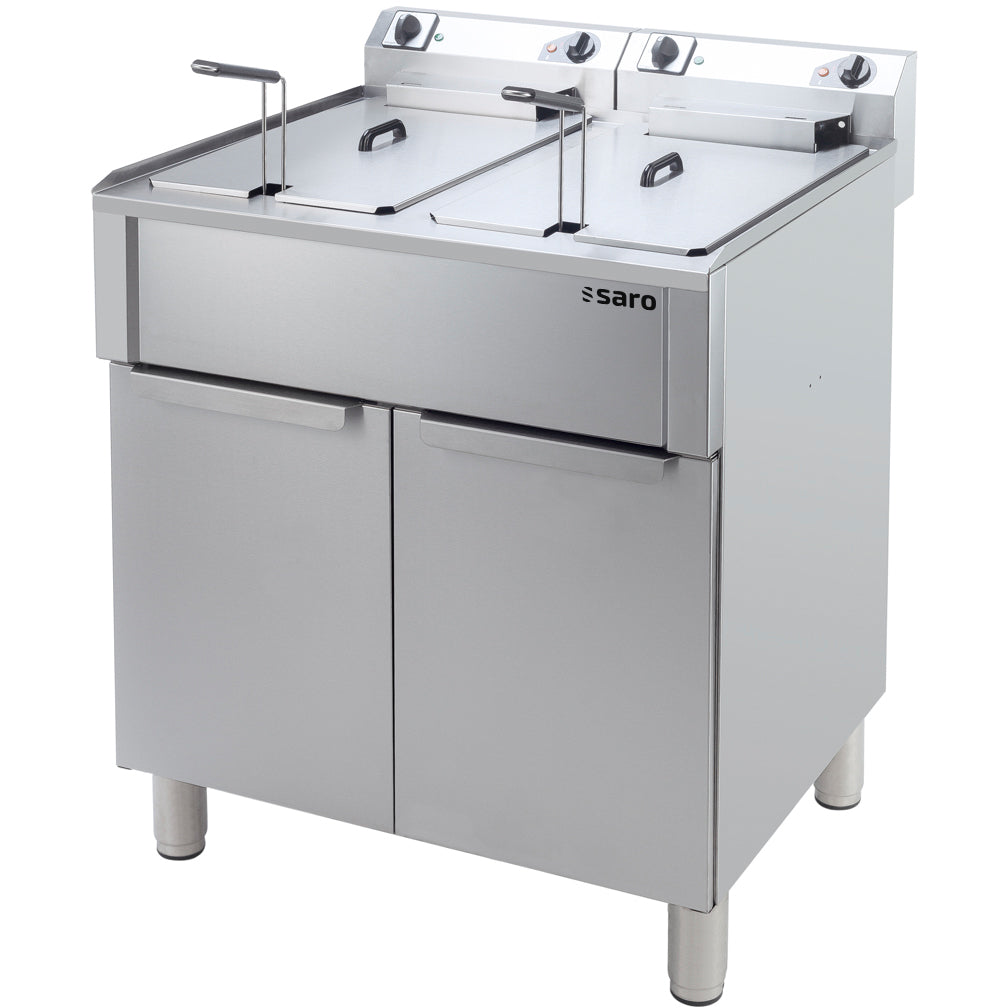 Friggitrice elettrica SARO 20+20 litri, modello BRAGA