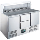 SARO Pizzatisch, 2 Tür.+2 Schubl., Aufsatz, EPS 903 2/2