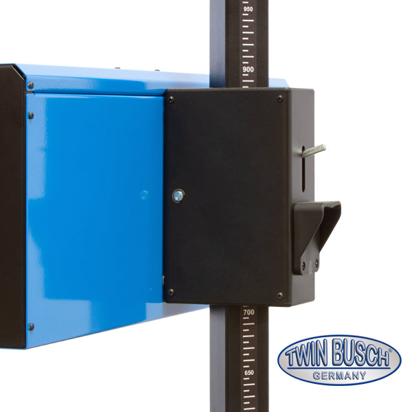 Twinbusch headlight aiming device