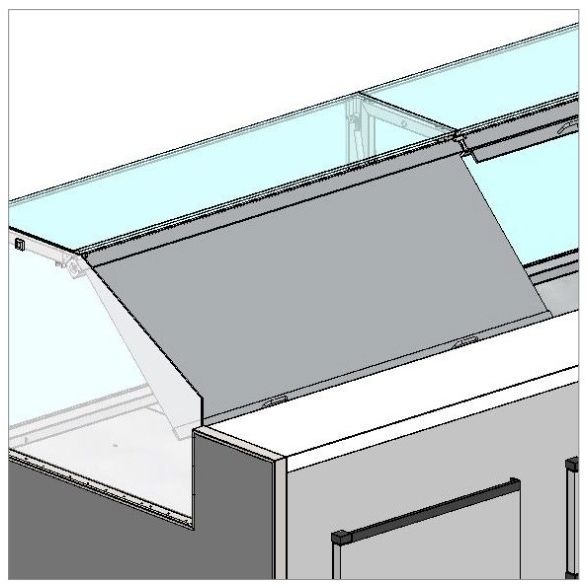 NordCap fresh produce counter ENIXE EN100, L 1250, OM-R452, M2, night blind