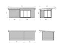Palmako Andrea 11,2+7,9 m2 Slide
