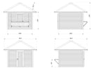 Palmako Bianca 8,3 m2 Set 104
