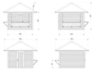Palmako Bianca 8,3 m2 Set 105