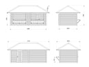 Palmako Bianca 16,6 m2 Set 111