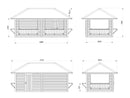 Palmako Bianca 16,6 m2 Set 112