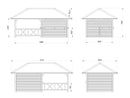 Palmako Bianca 16,6 m2 Set 110