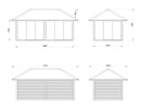 Palmako Bianca 16,6 m2 Set 202 Slide