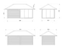 Palmako Bianca 16,6 m2 Set 205 Slide