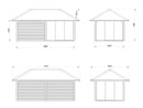 Palmako Bianca 16,6 m2 Set 206 Slide
