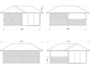 Palmako Bianca 24,9 m2 Set 210 Slide