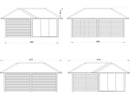 Palmako Bianca 24,9 m2 Set 211 Slide