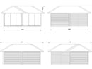 Palmako Bianca 24,9 m2 Set 213 Slide