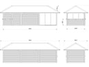 Palmako Bianca 24,9 m2 Set 215 Slide