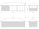 Palmako Bianca 24,9 m2 Set 219 Slide
