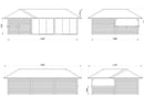 Palmako Bianca 33,2 m2 Set 220 Slide