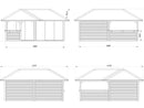 Palmako Bianca 24,9 m2 Set 222 Slide