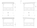 Palmako Lenna 8,3 m2 Set 302