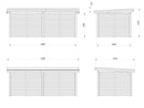 Palmako Lenna 16,6 m2 Set 309